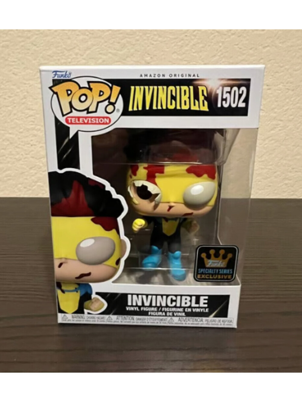 IN HAND EXCLUSIVE BLOODY Invincible Funko Pop #1502 Television Specialty Comics